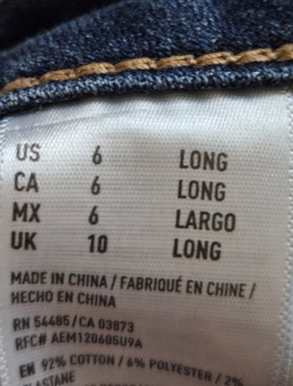 American Eagle Outfitters Dark Blue Ripped Skinny Jeans Jegging High Rise - Picture 5 of 5